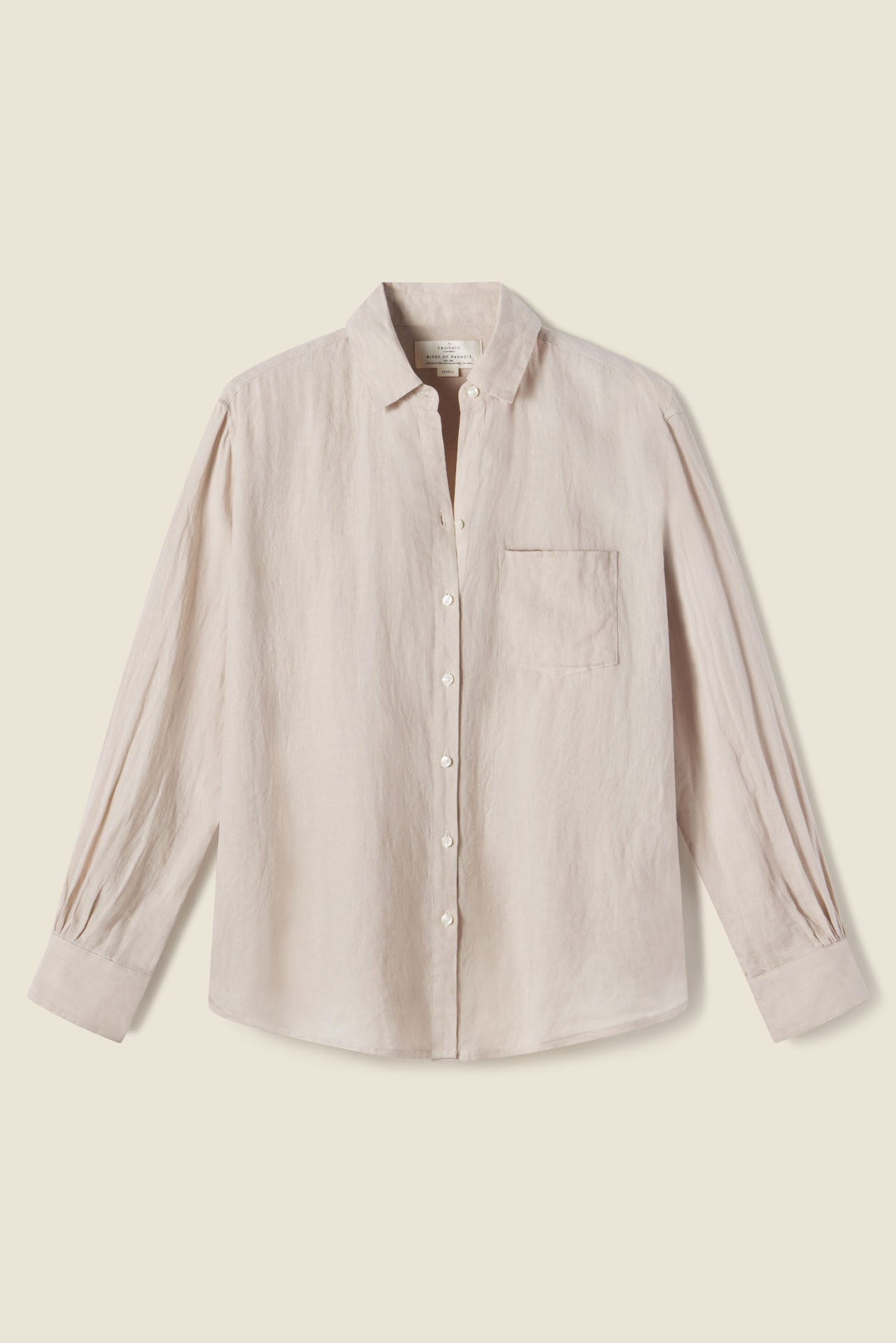 Blake Oversized Shirt Flax Linen