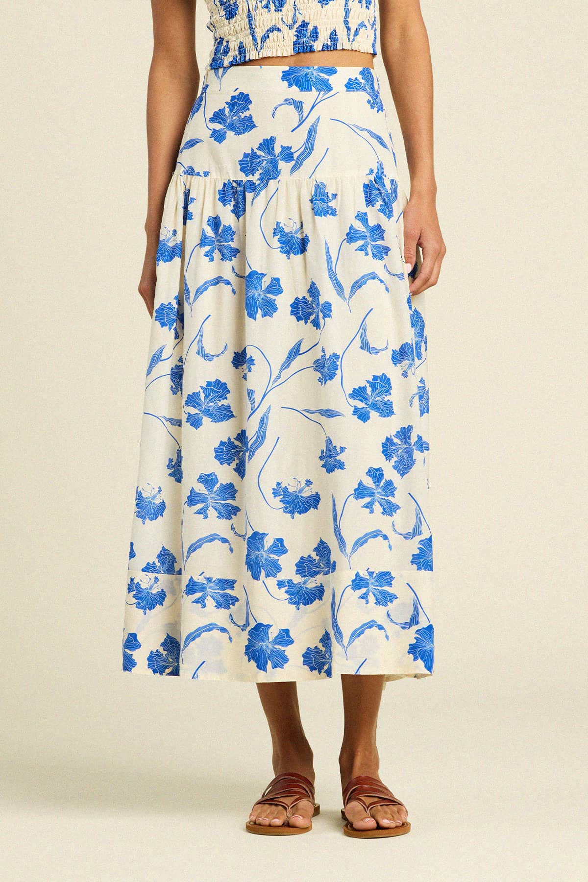 Lydia Skirt Blue Iris