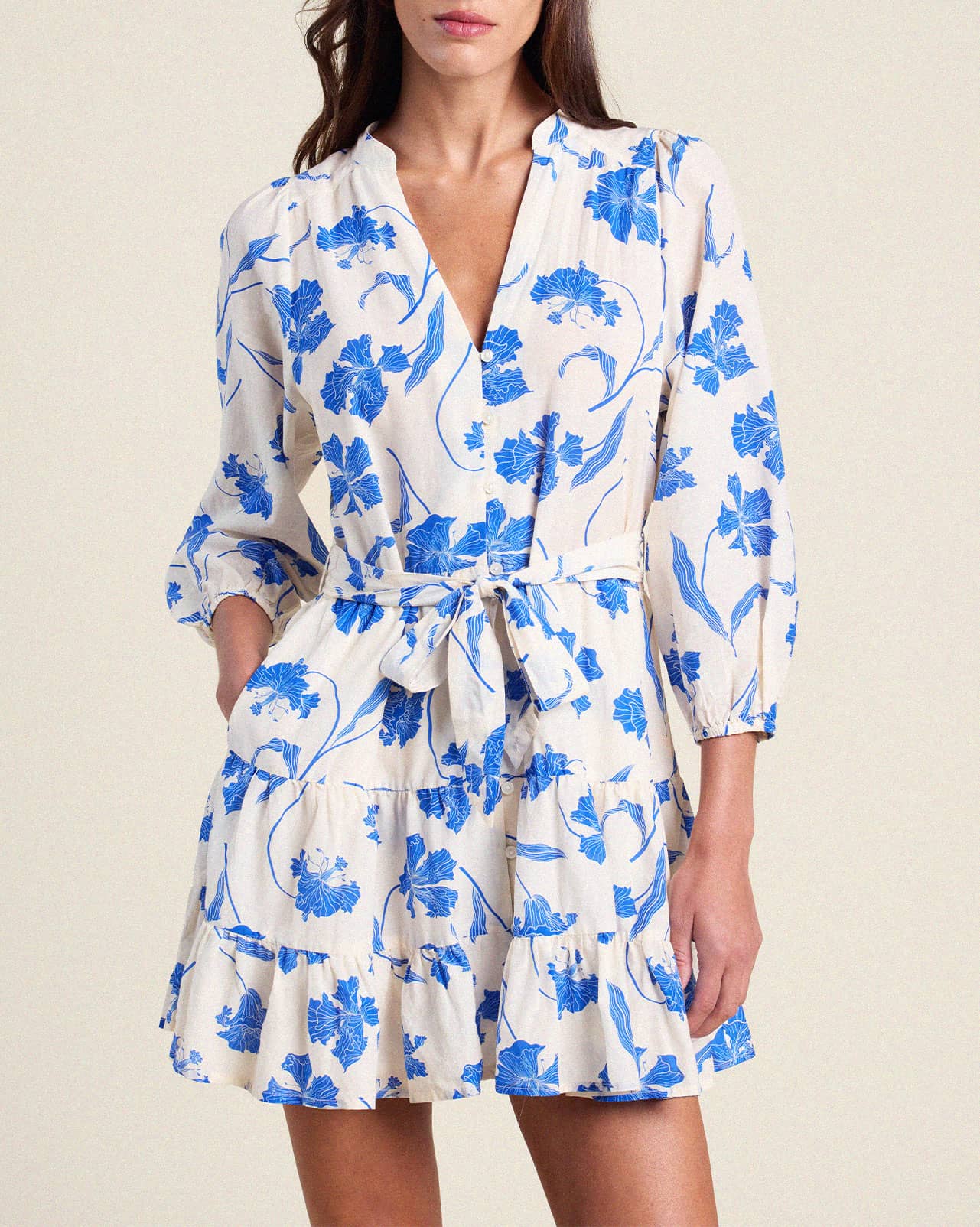 Celeste Dress Blue Iris