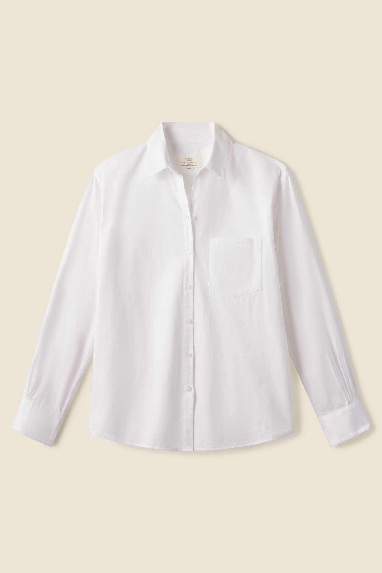 Blake Oversized Shirt White Cotton Poplin