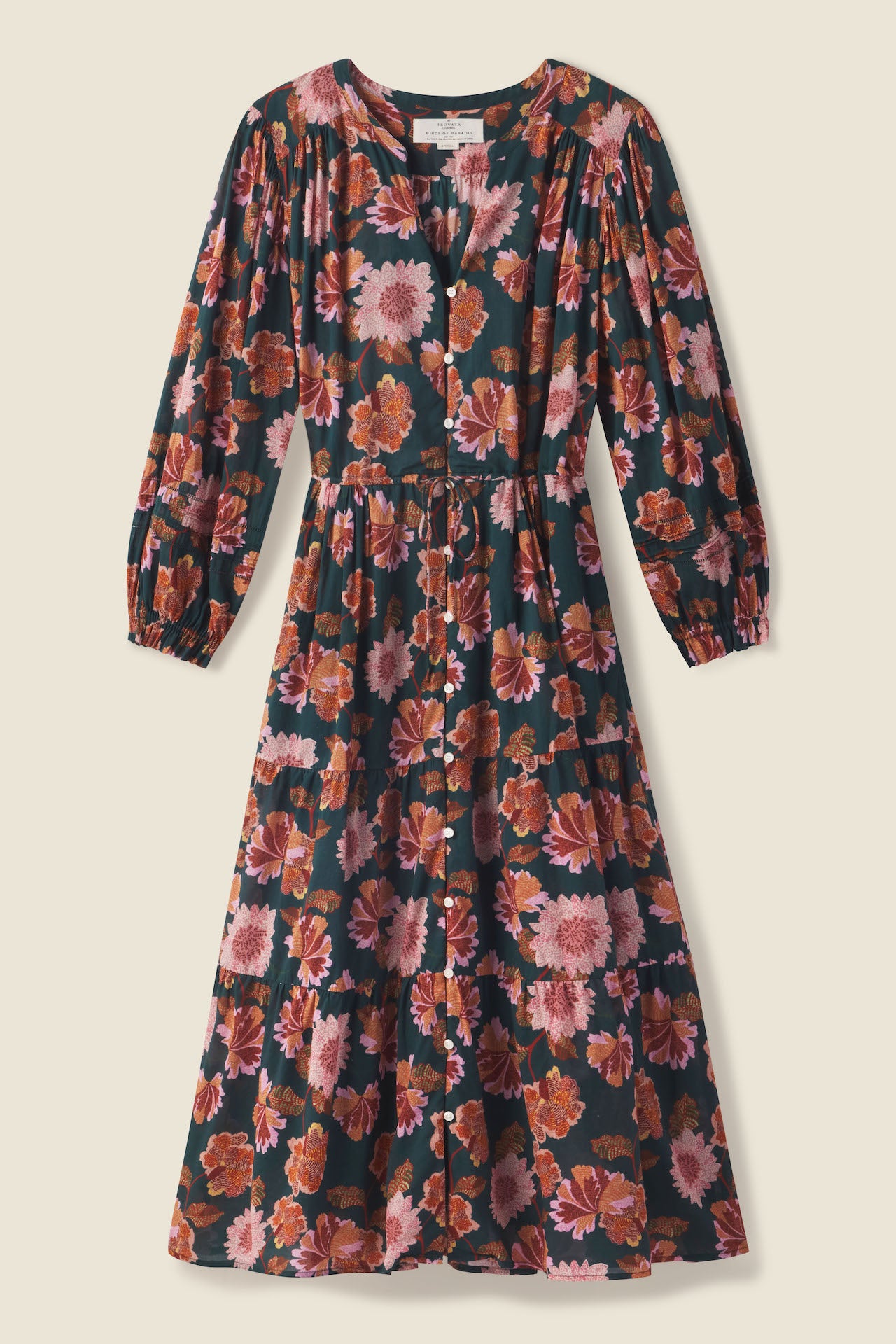 Sylvie Dress Carnation Print