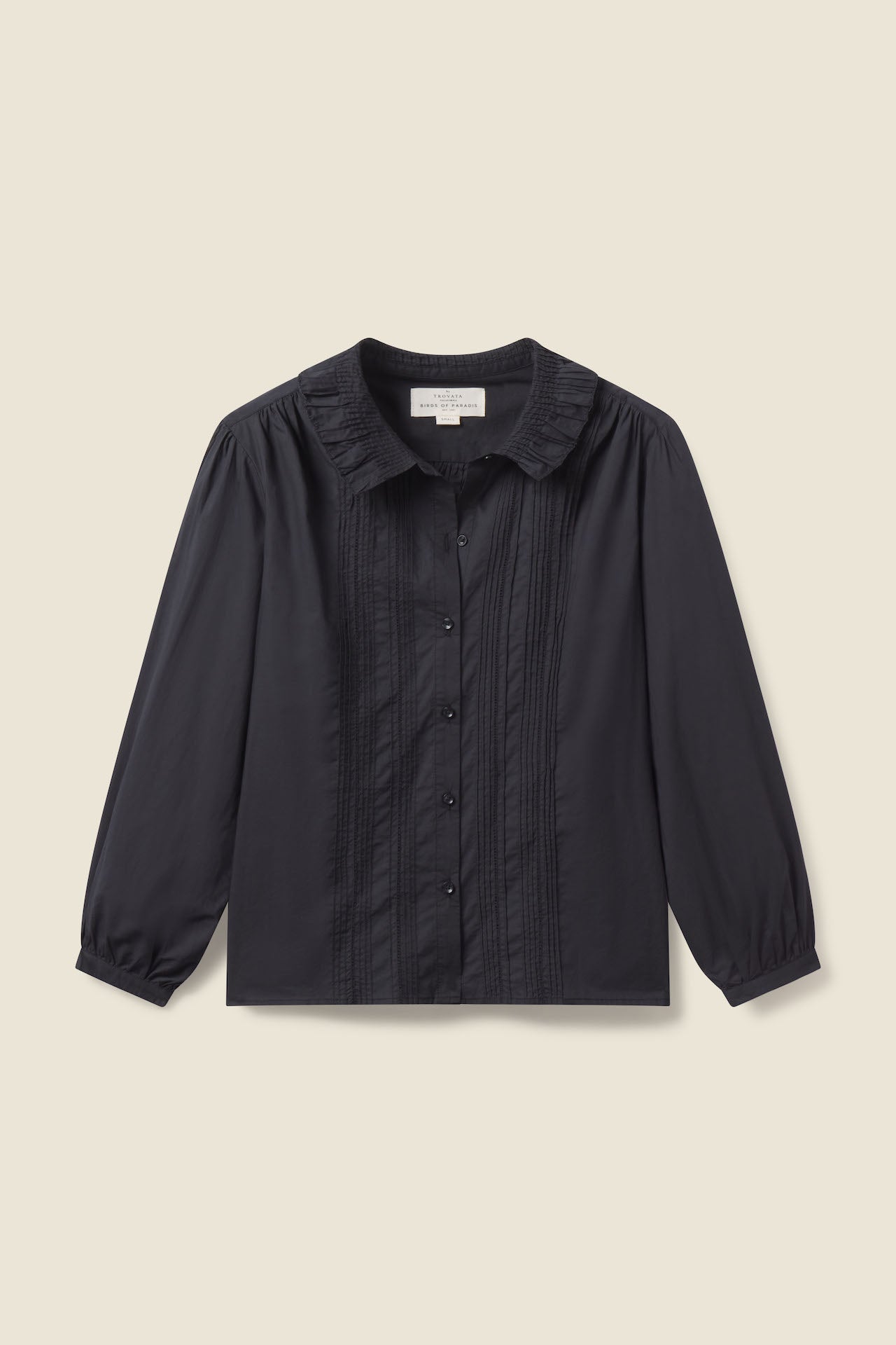 Alise Blouse Black Poplin