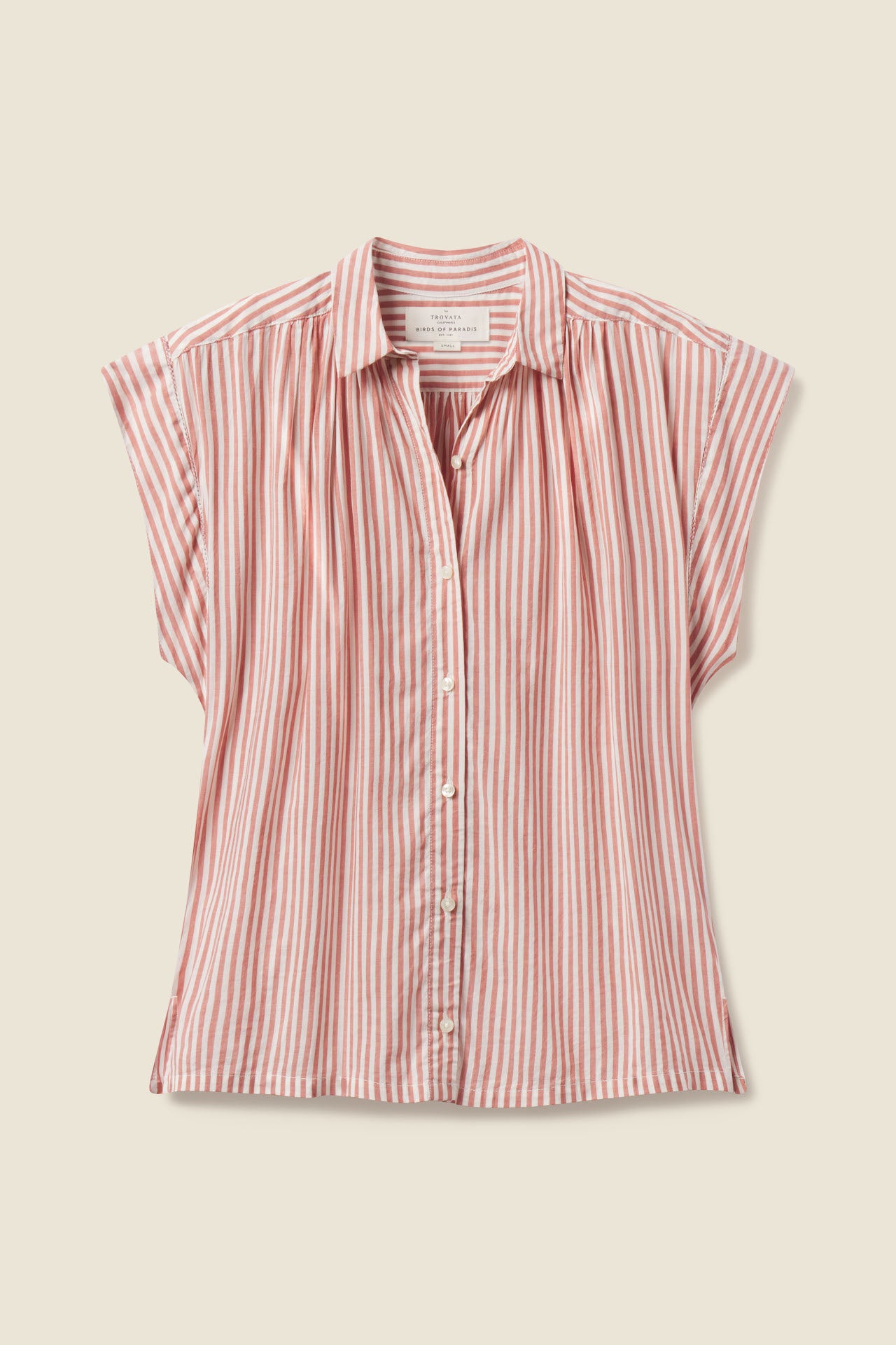 Della Shirt Brandy Stripe