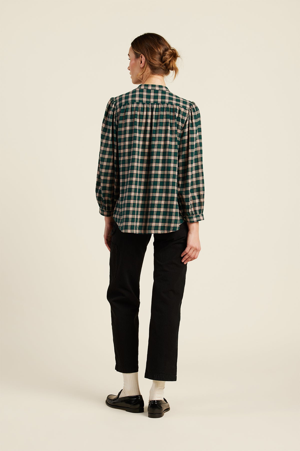 Clara Blouse Roebuck Plaid