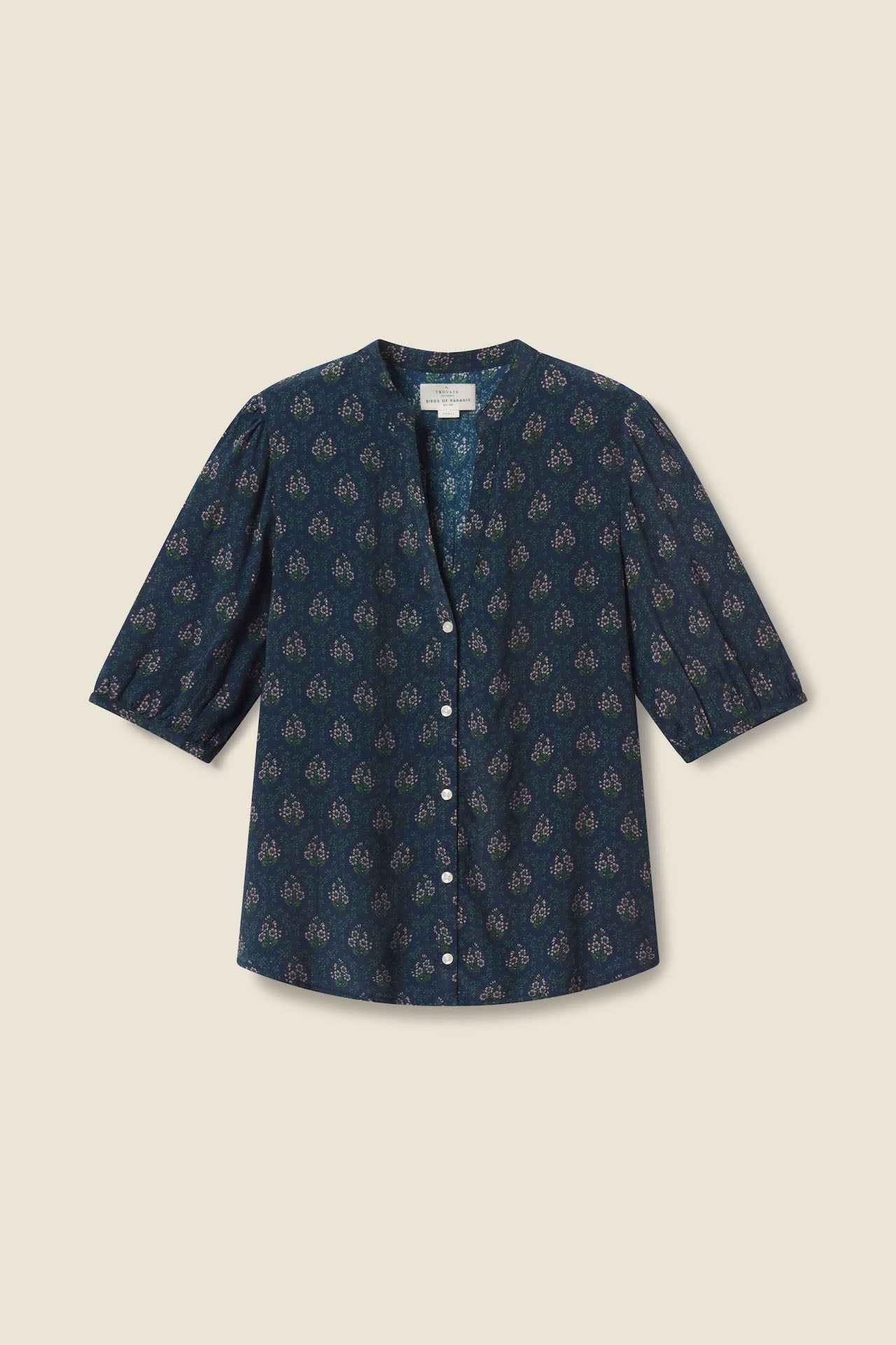 Dakota Blouse Coastal Mosaic