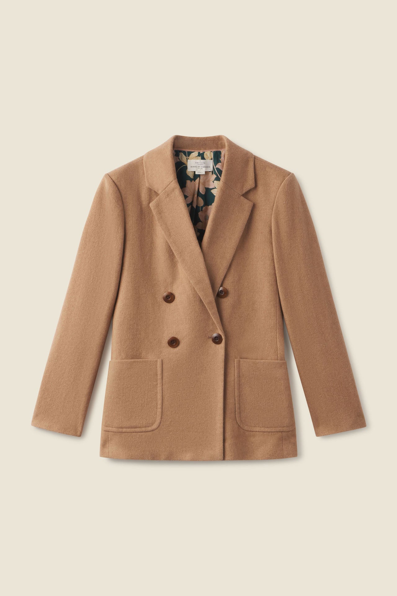 Grant Blazer Camel Wool