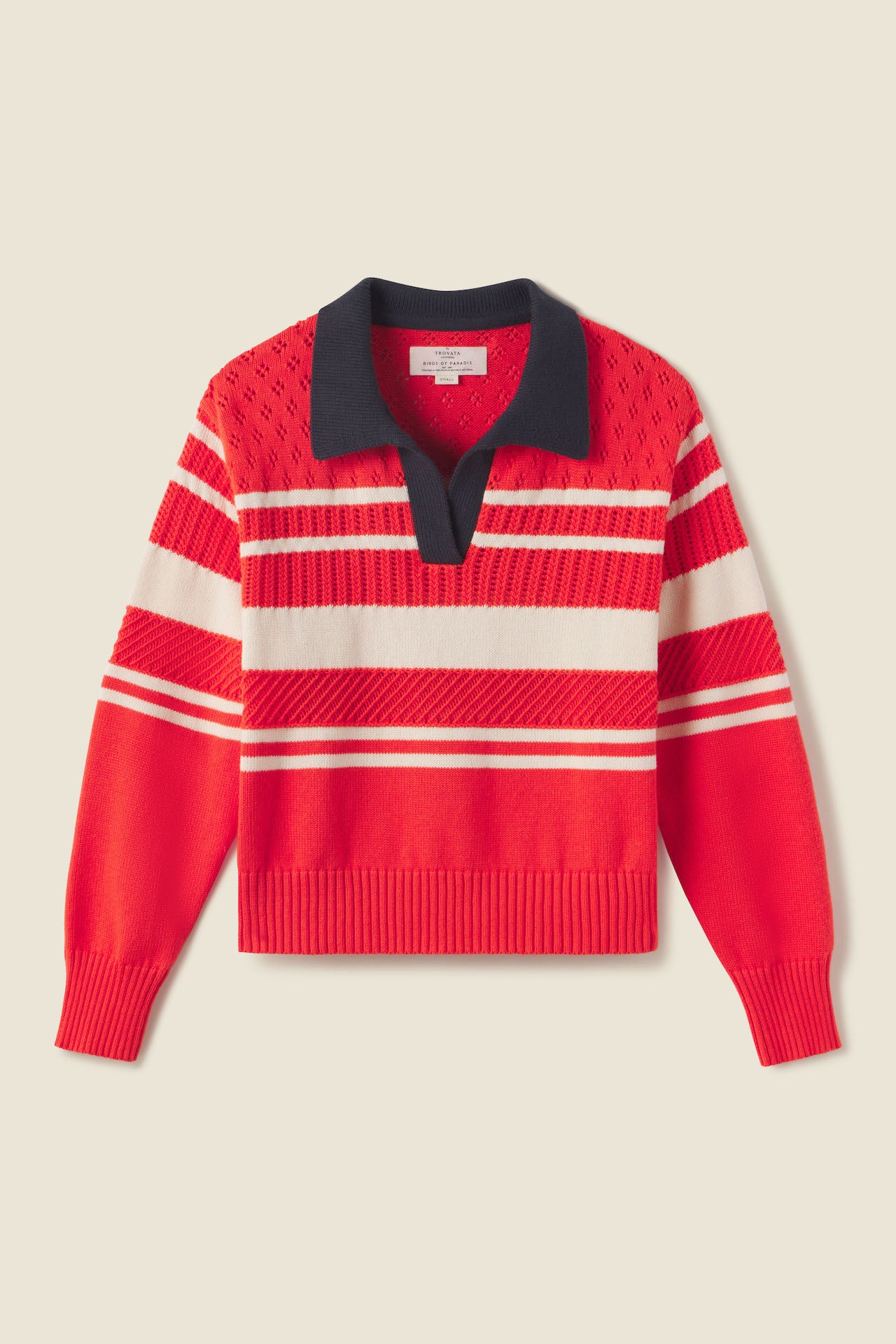 Parker Polo Sweater Red