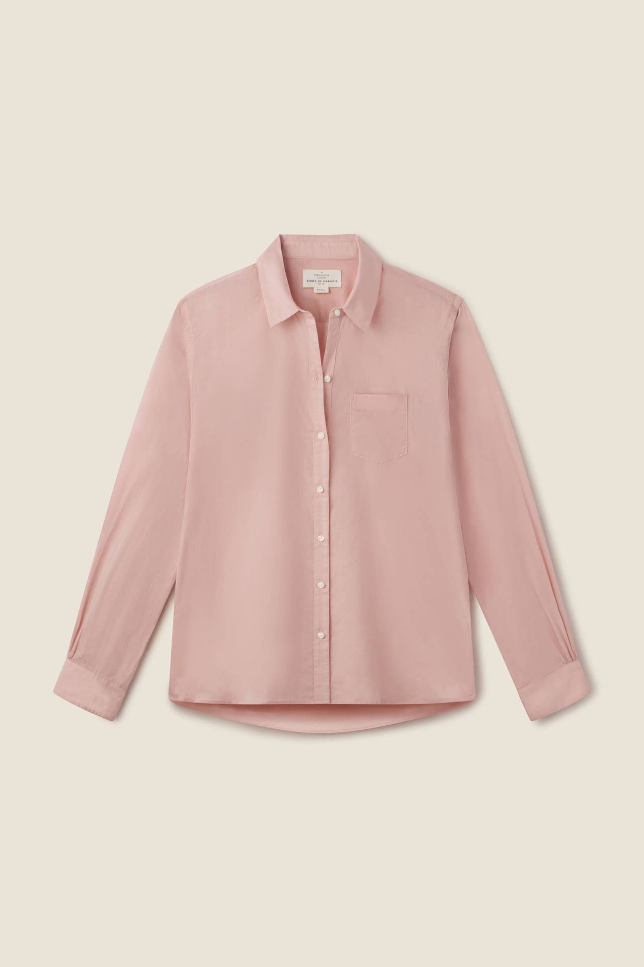 Grace Classic Shirt Blush Voile