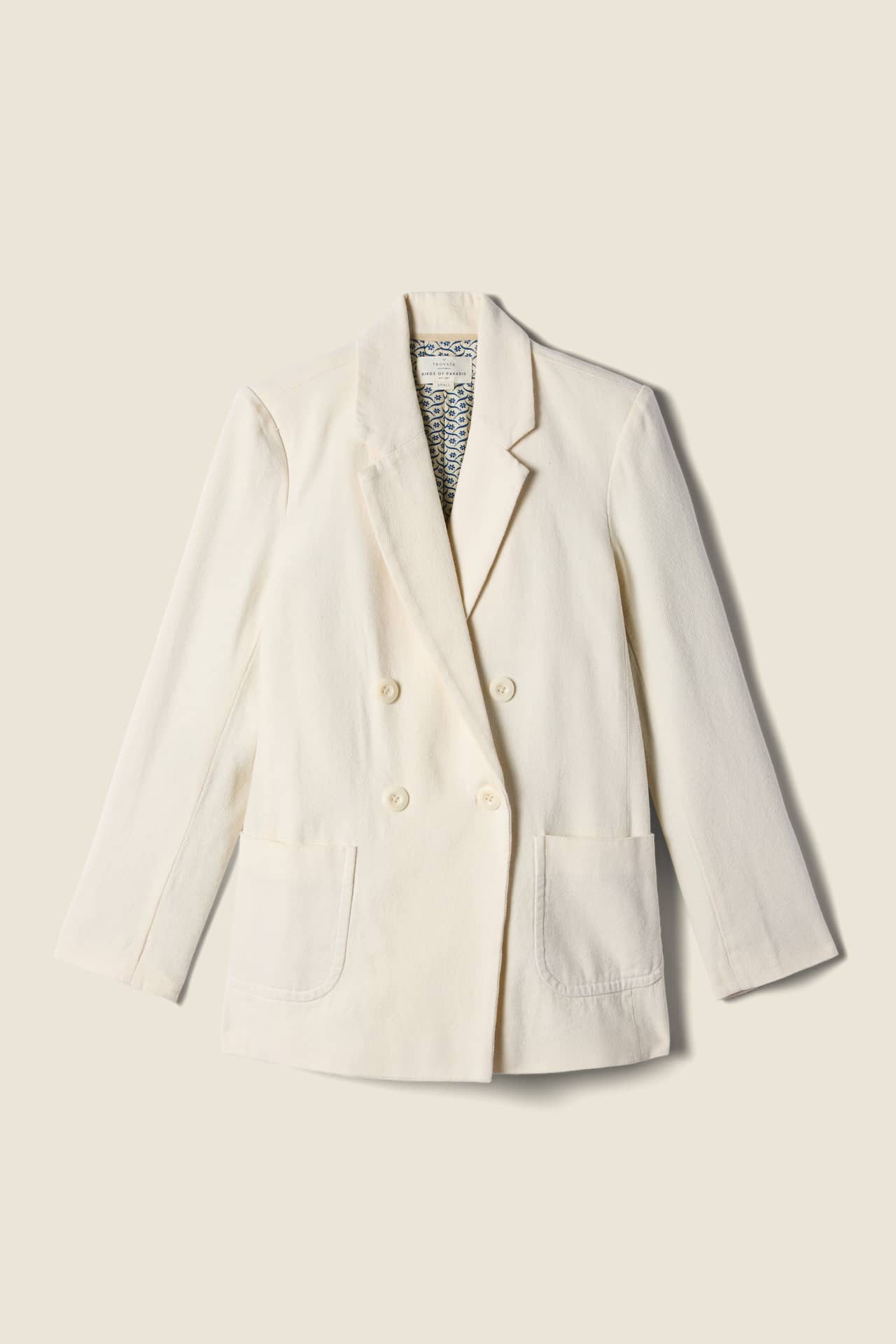 Grant Blazer Ivory Twill