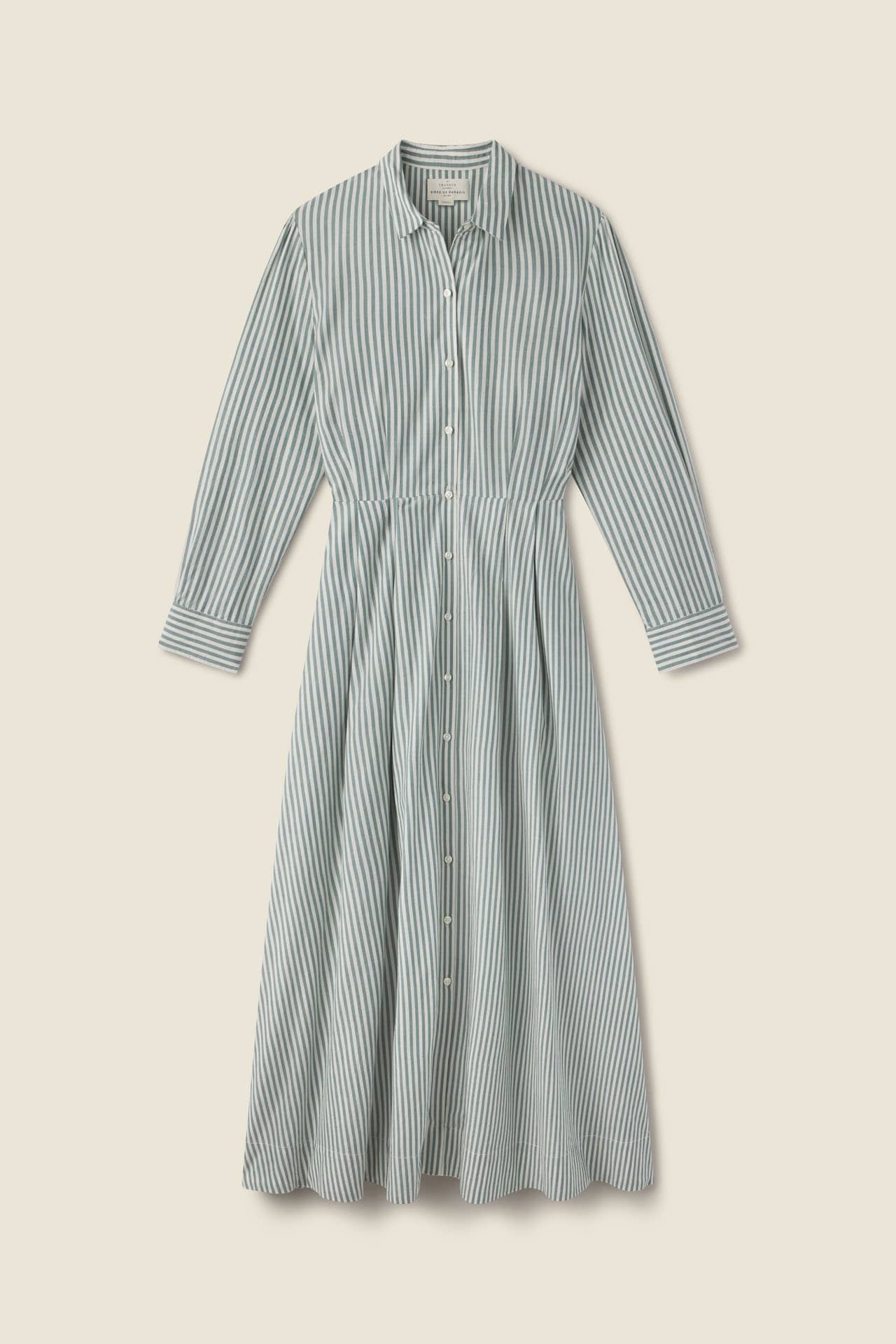 Emmelie Dress Green Stripe