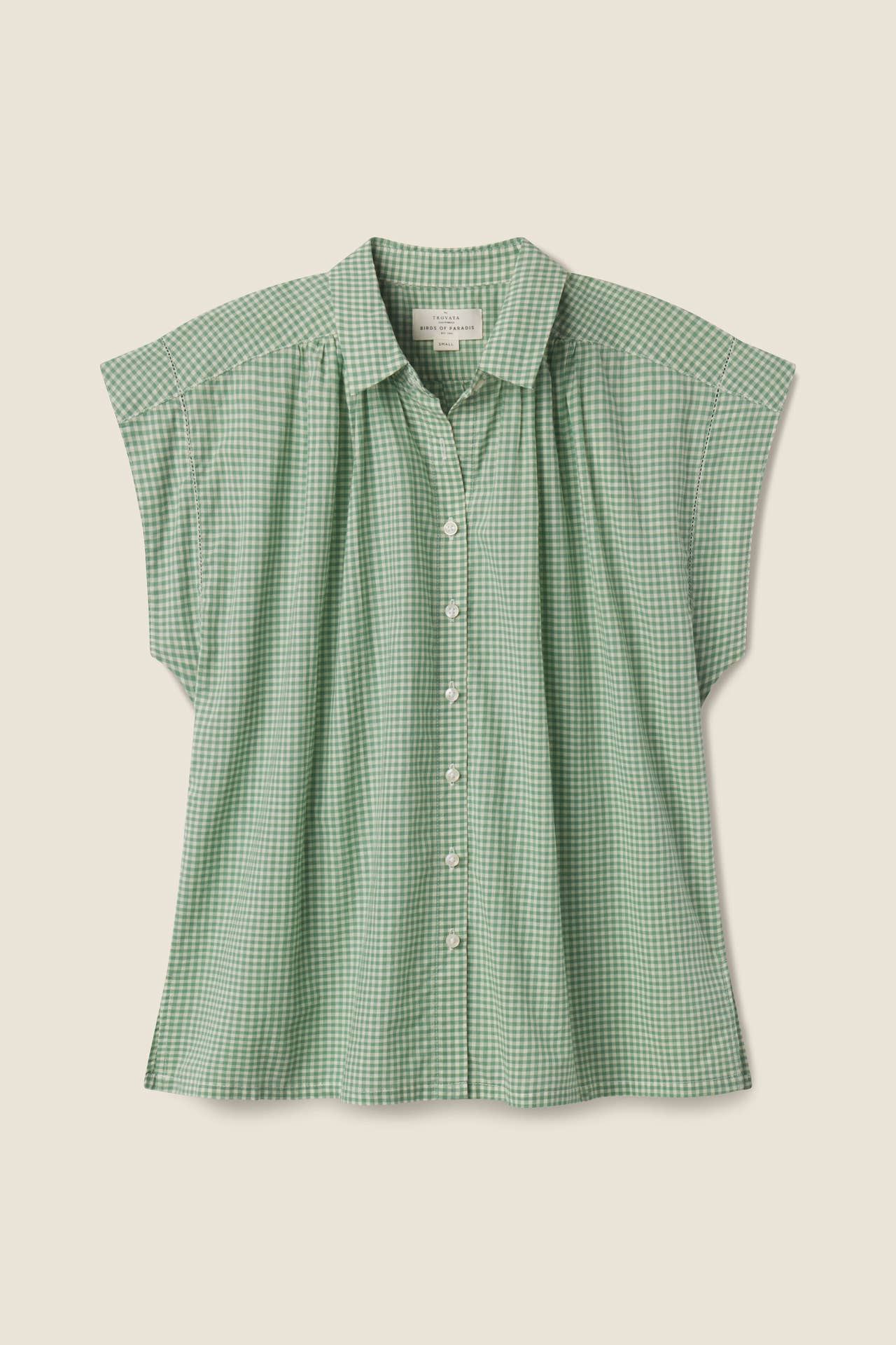 Della Shirt Pistachio Gingham