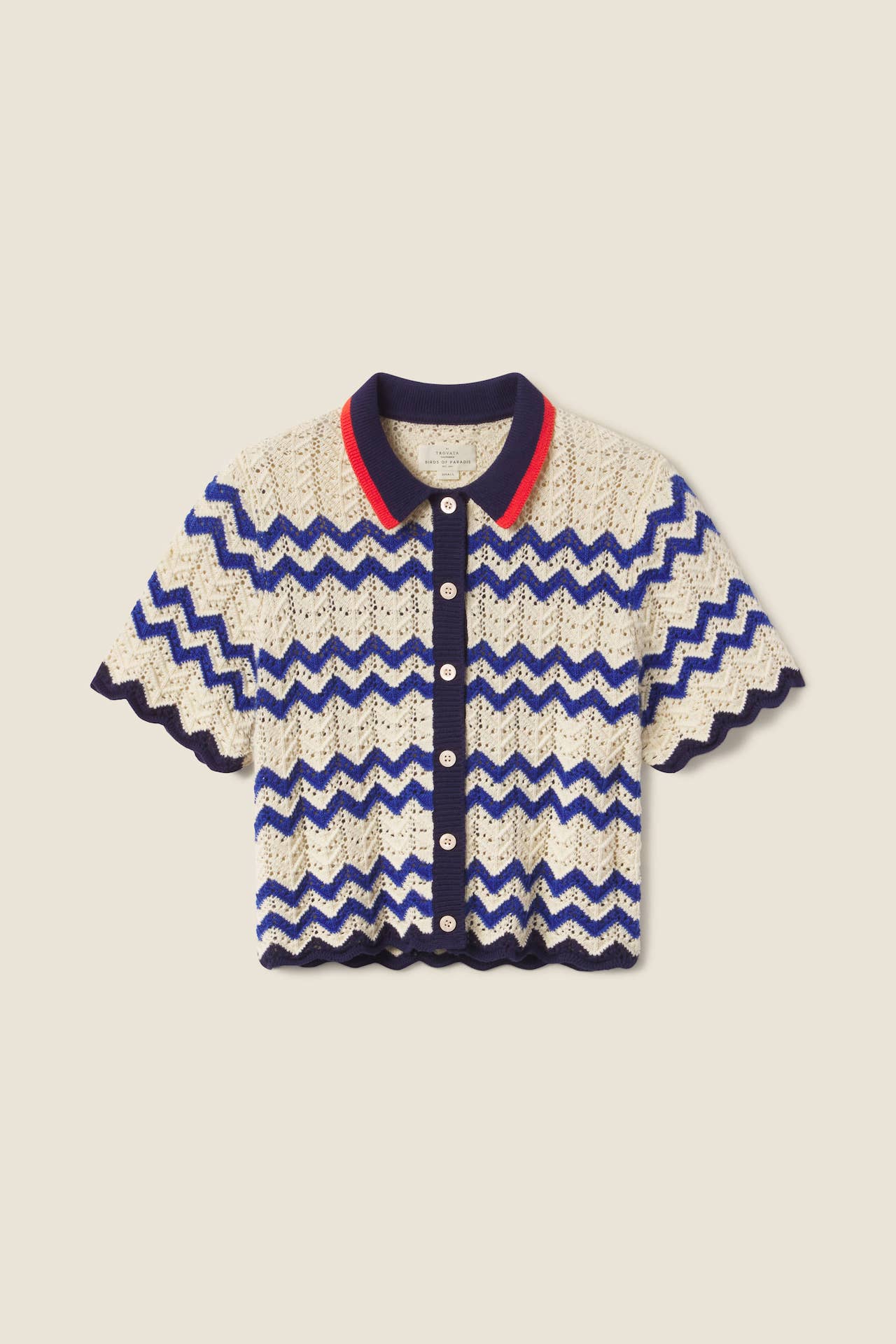 Paloma Cardigan Blue Stripe