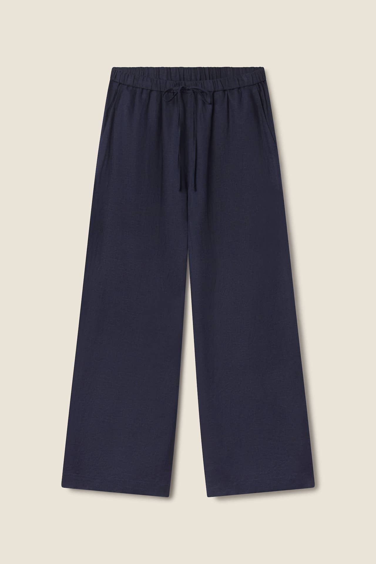 Vera Pant Navy Linen