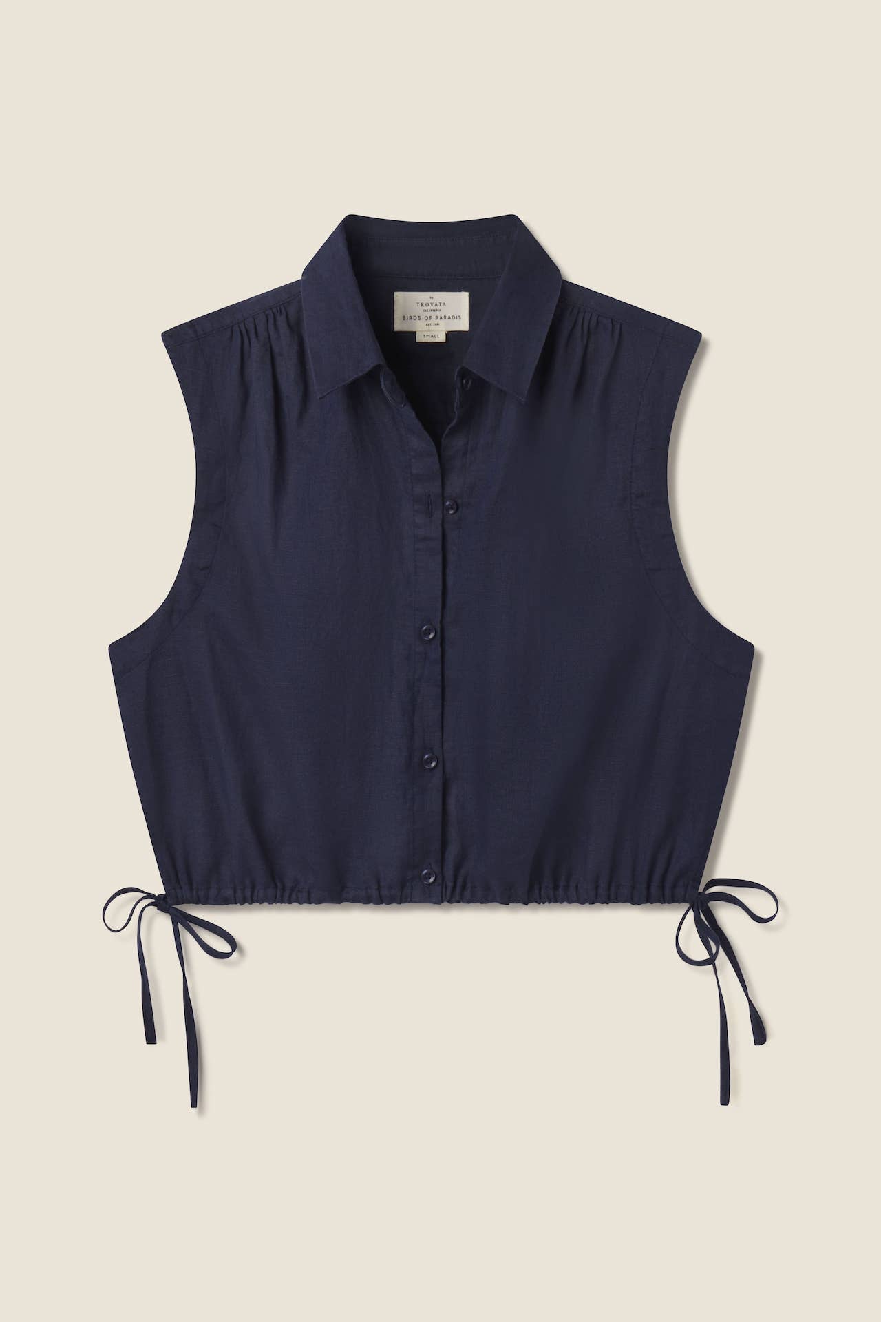 Ivy Shirt Navy Linen