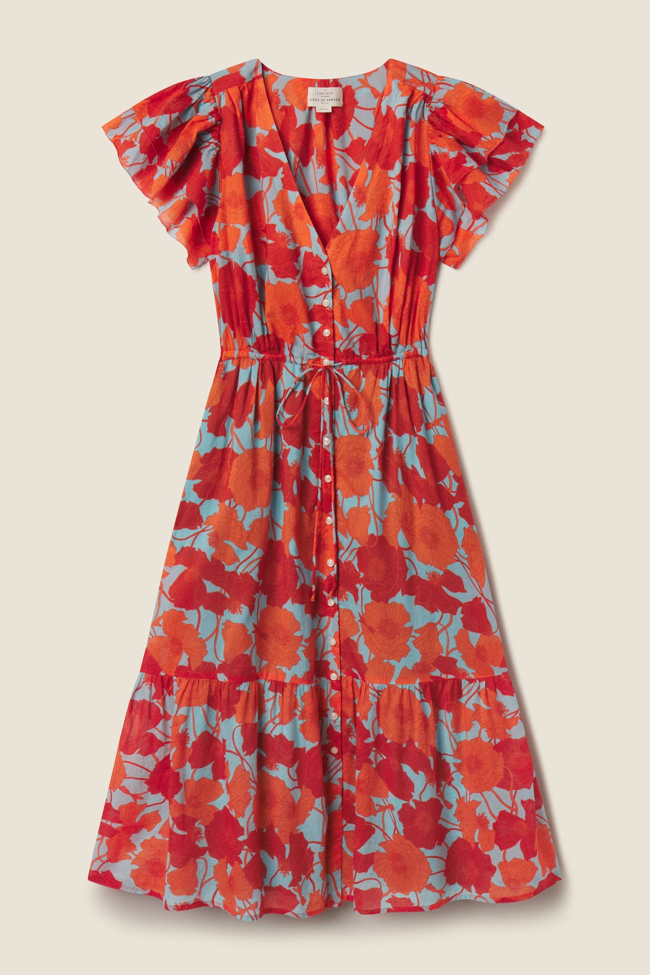 Kristine Dress Shoreline Poppy