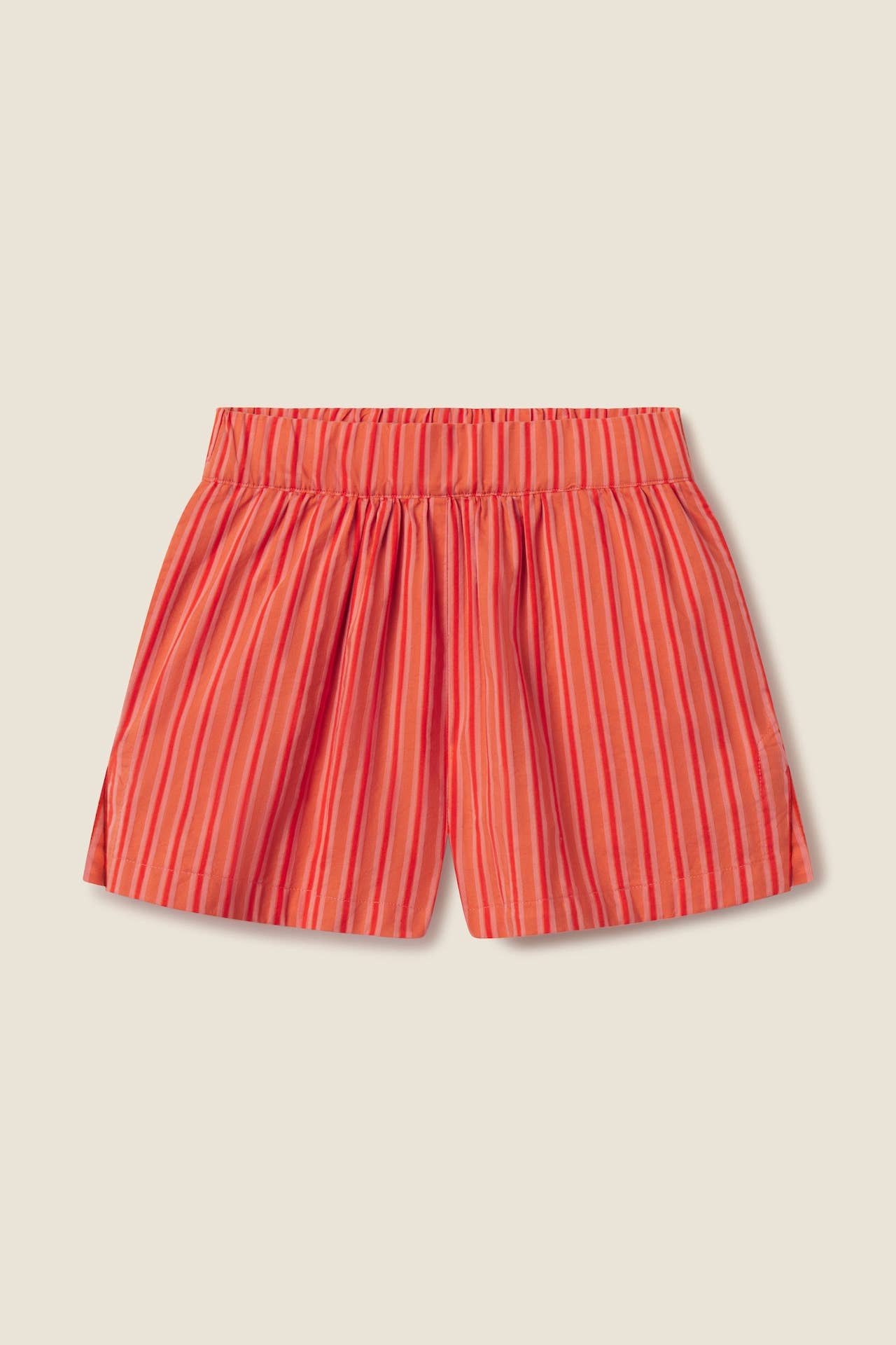 Rhea Short Terracotta Stripe