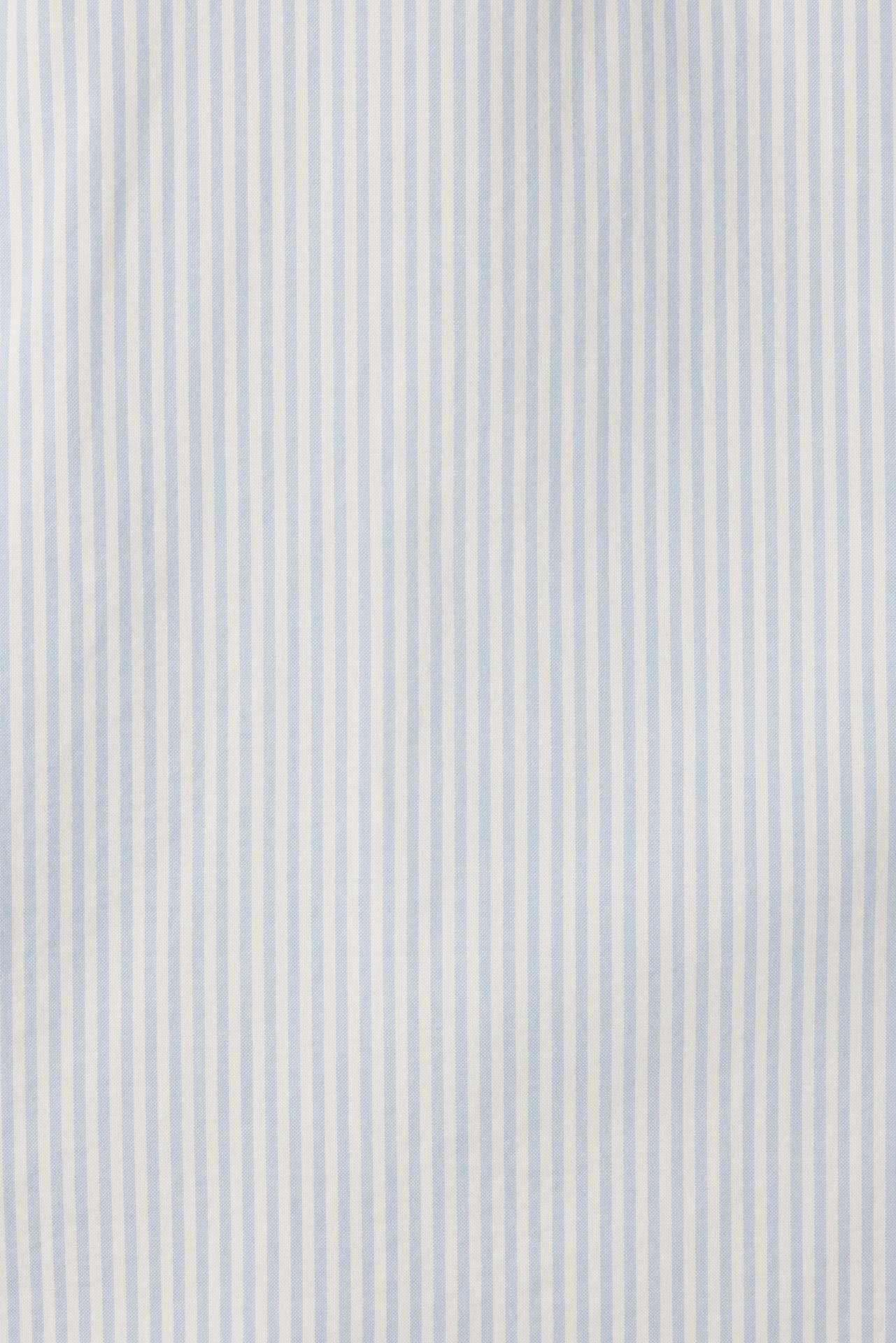Sara "B" Henley Shirt Light Blue Oxford Stripe
