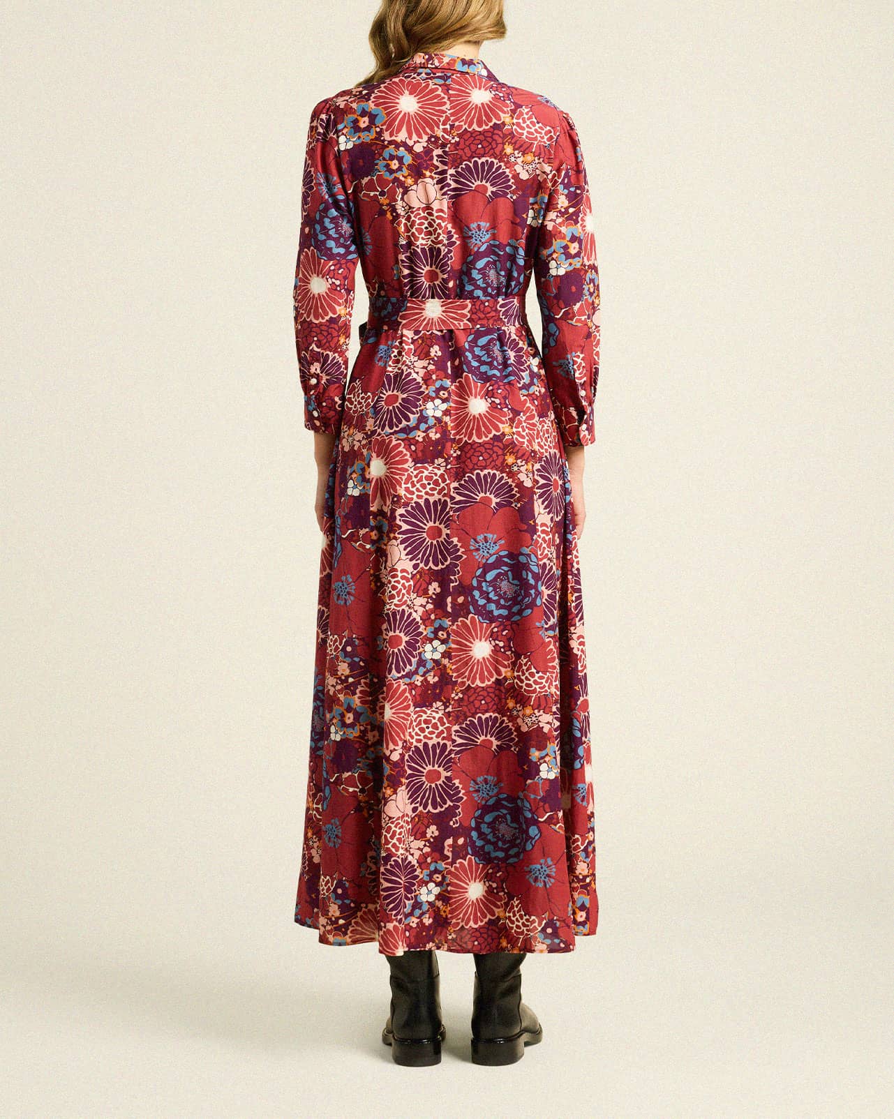 Eliot Dress Berry Bloom