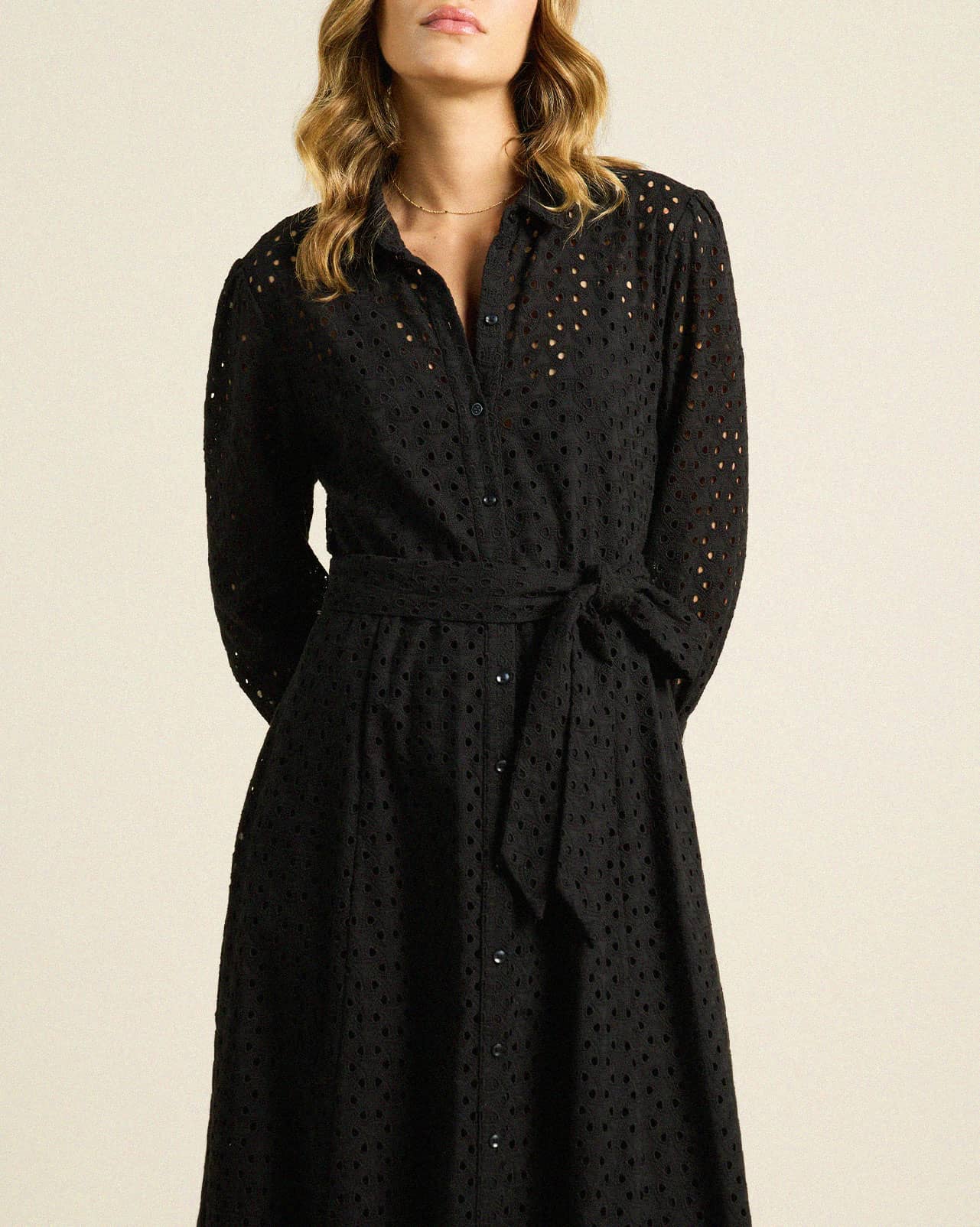 Eliot Dress Black Eyelet