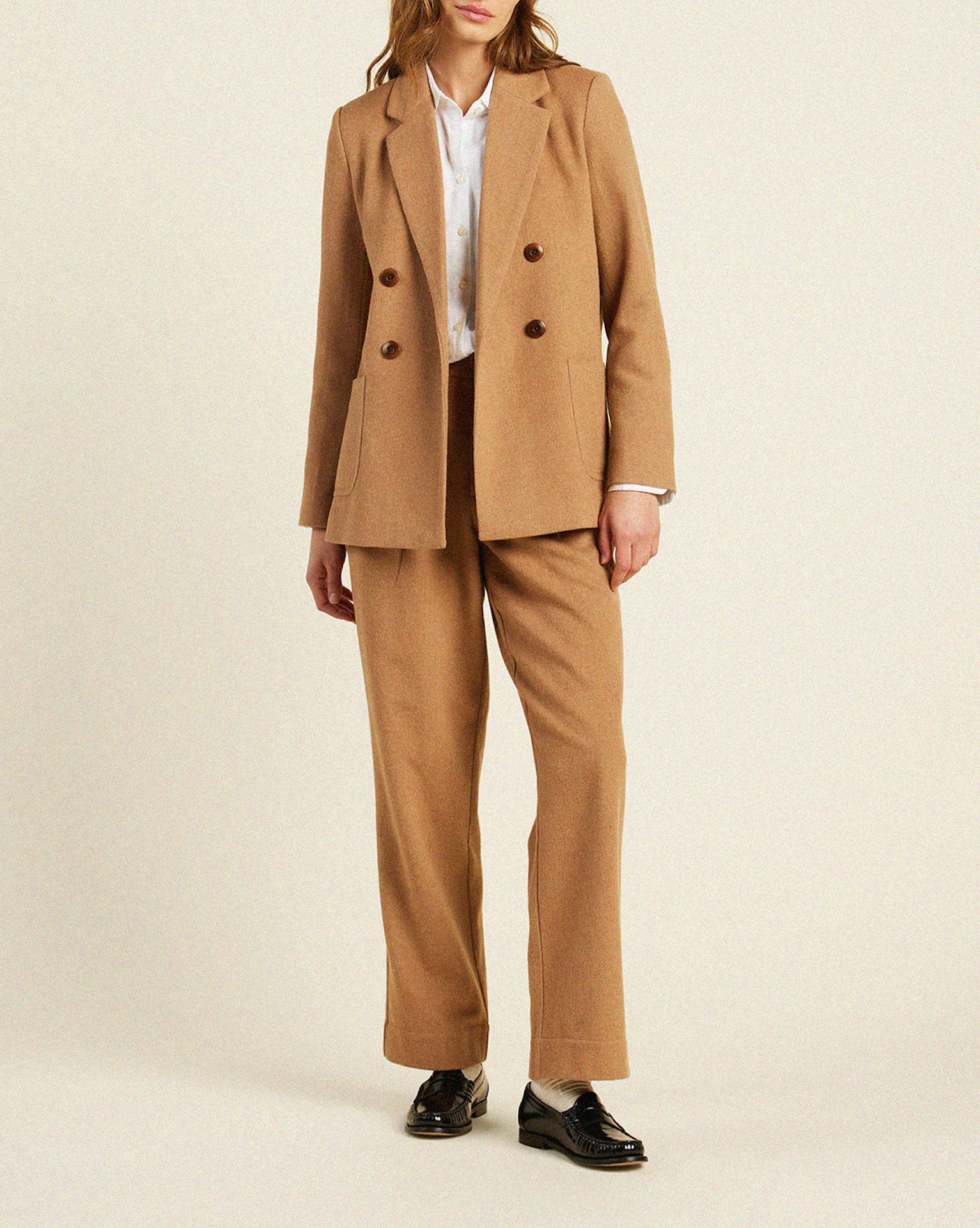 Grant Blazer Camel Wool