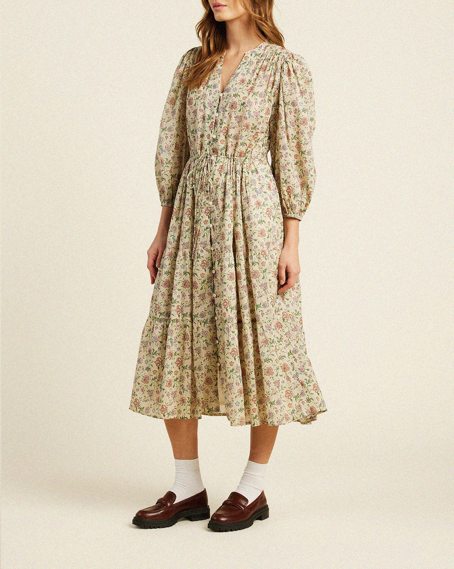 Sylvie Dress Herbarium Print