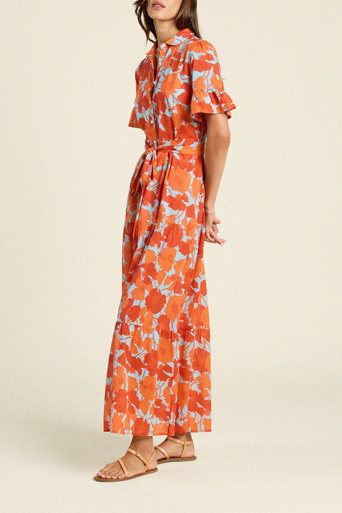 Martine Dress Shoreline Poppy