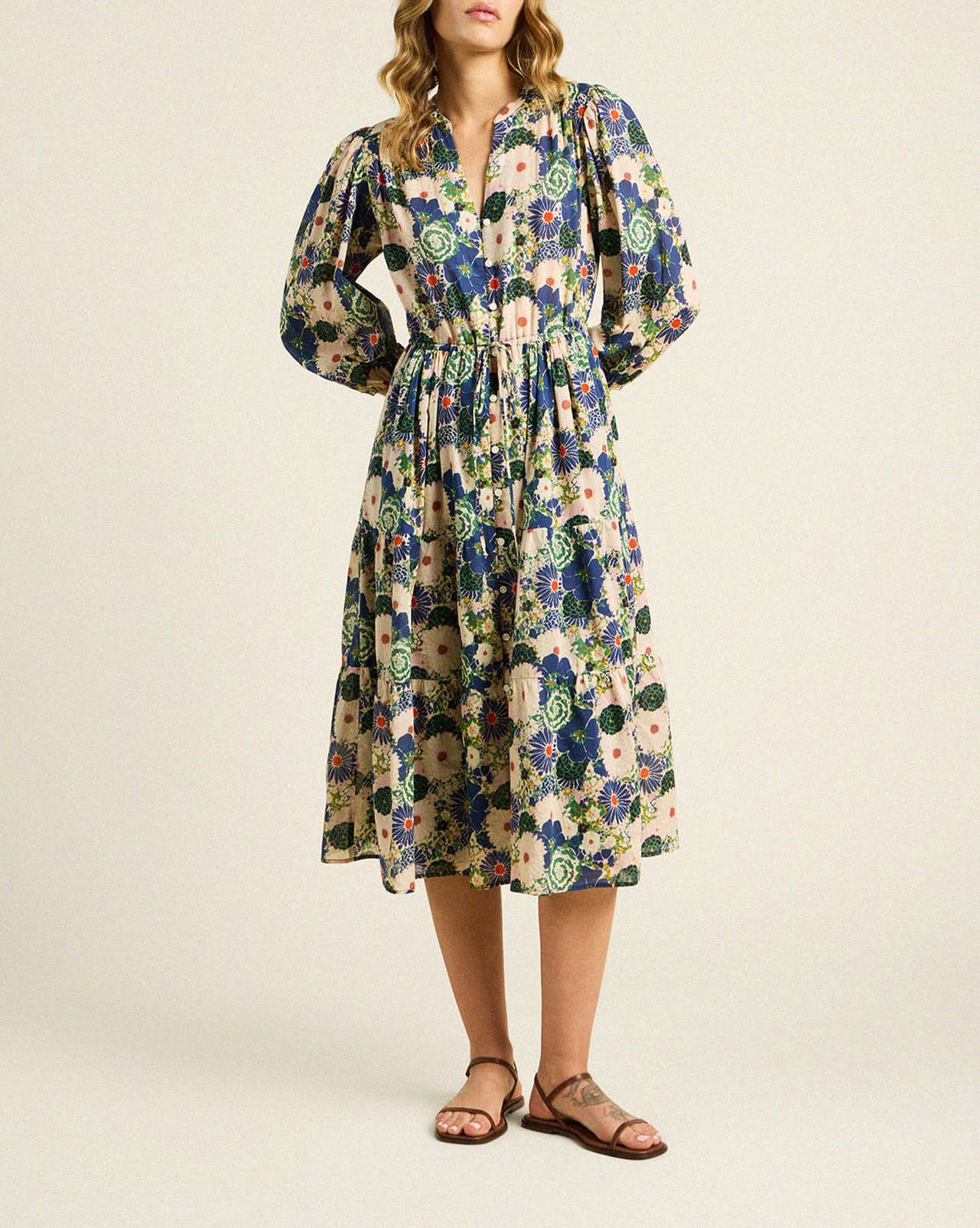 Sylvie Dress Medley Floral