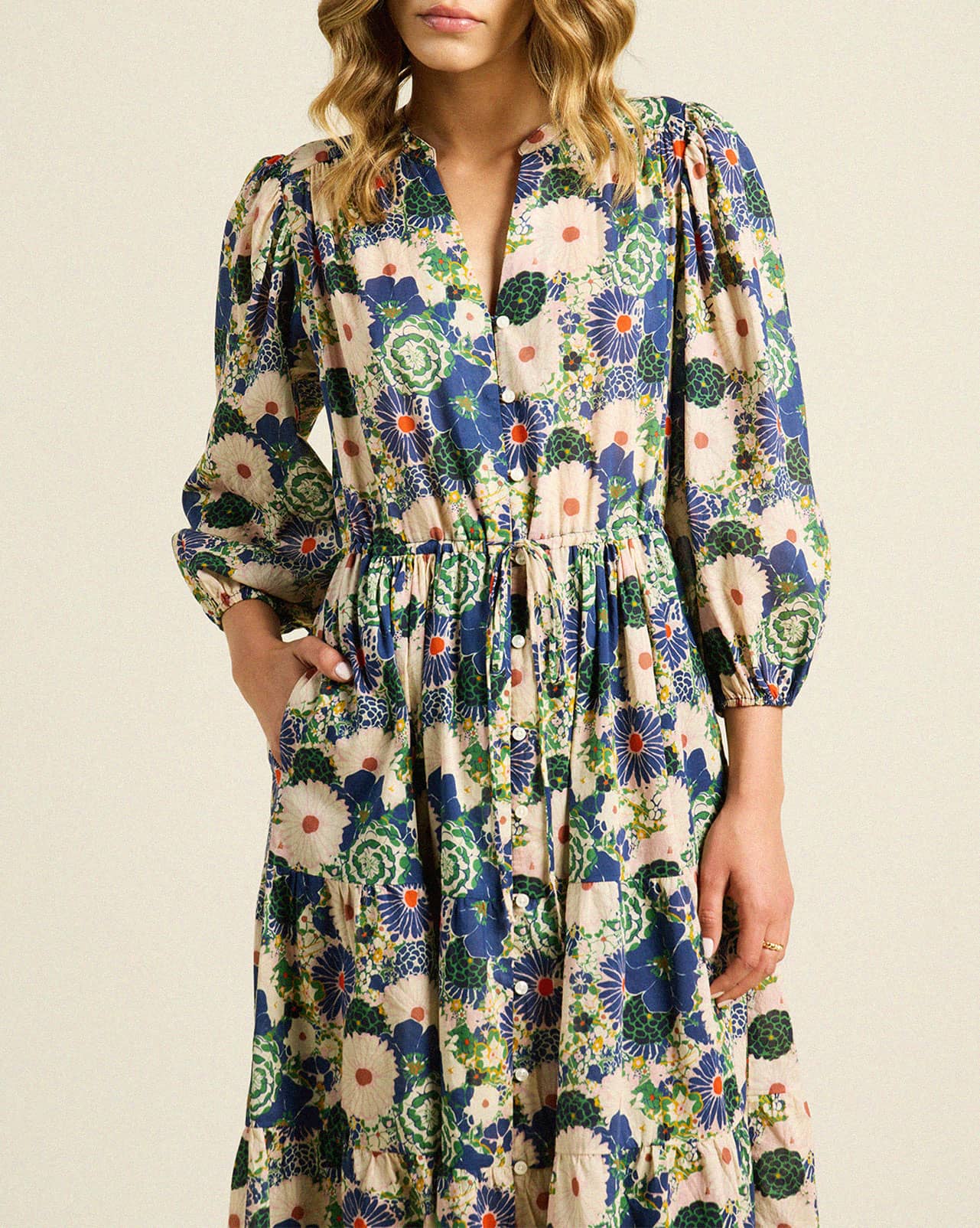 Sylvie Dress Medley Floral