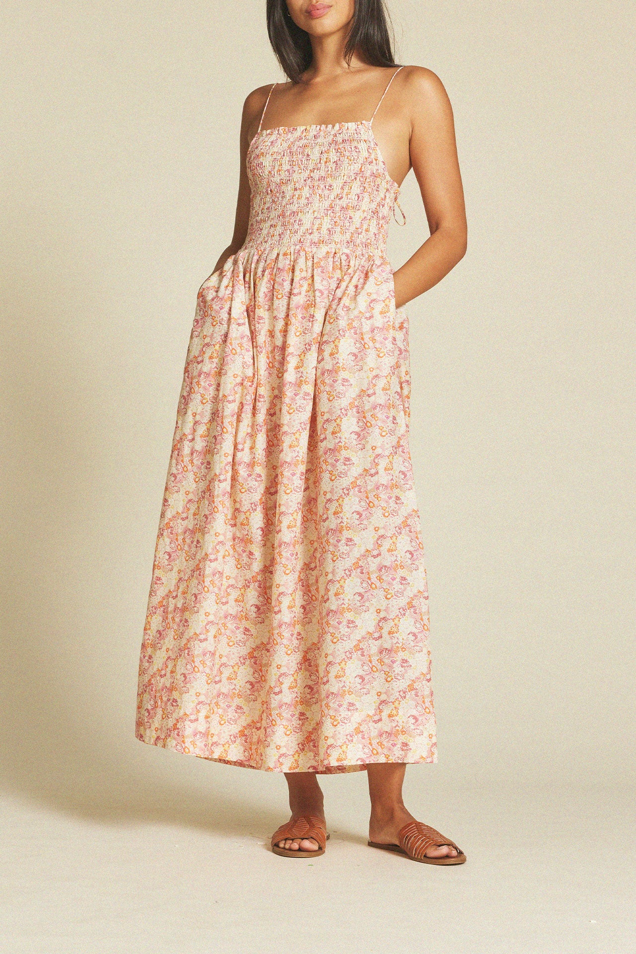 Carmen Dress Pink Currant