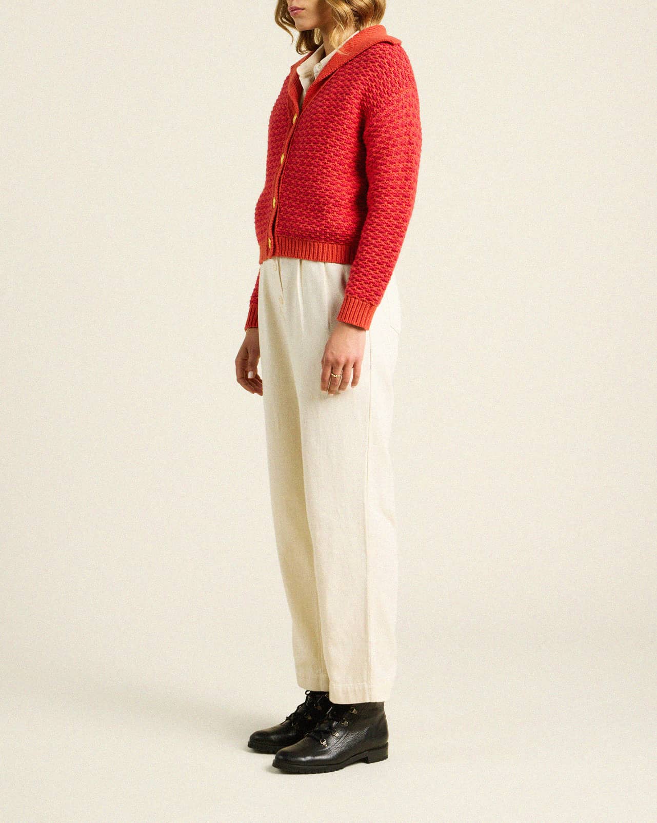 Savannah Cardigan Red