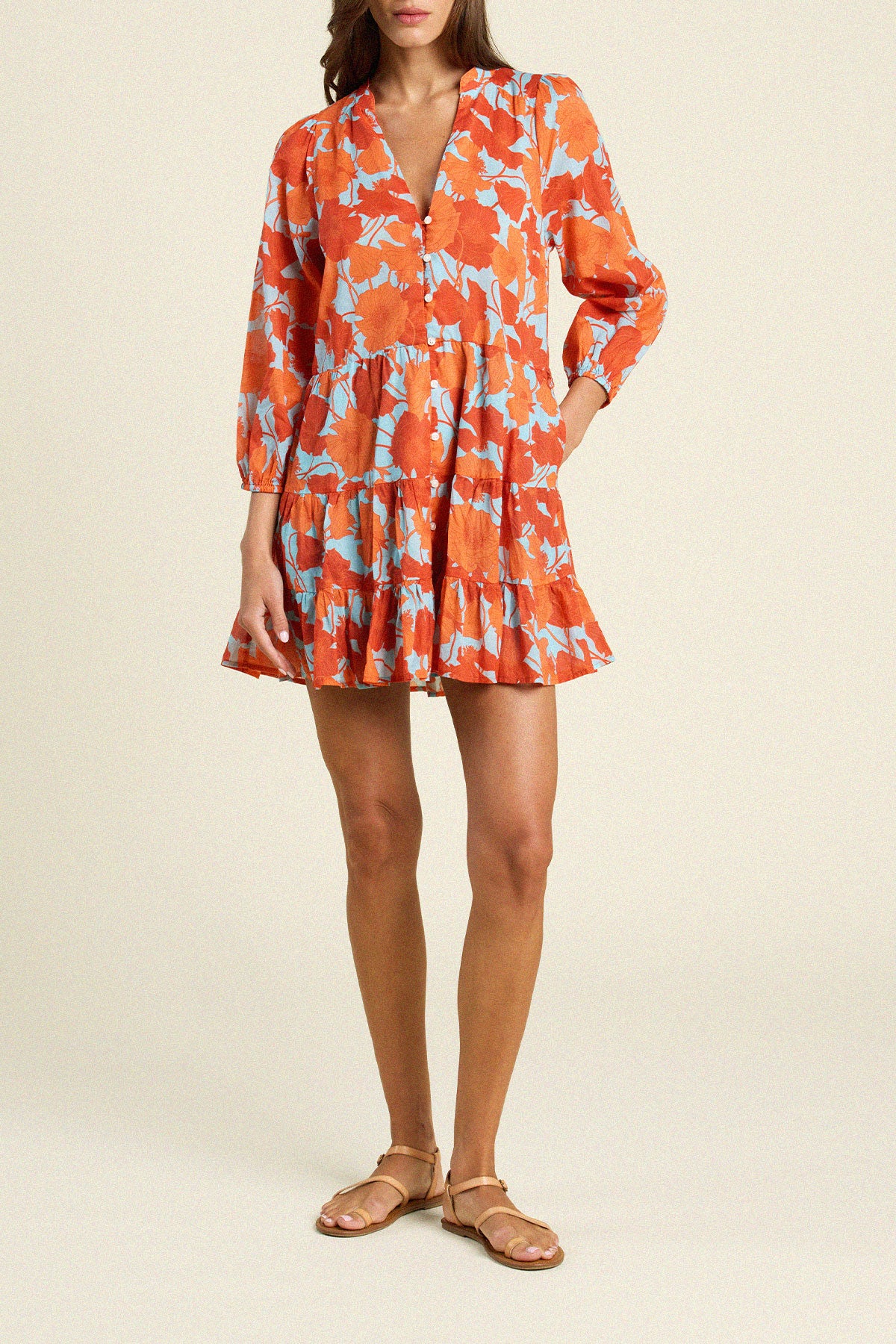 Celeste Dress Shoreline Poppy