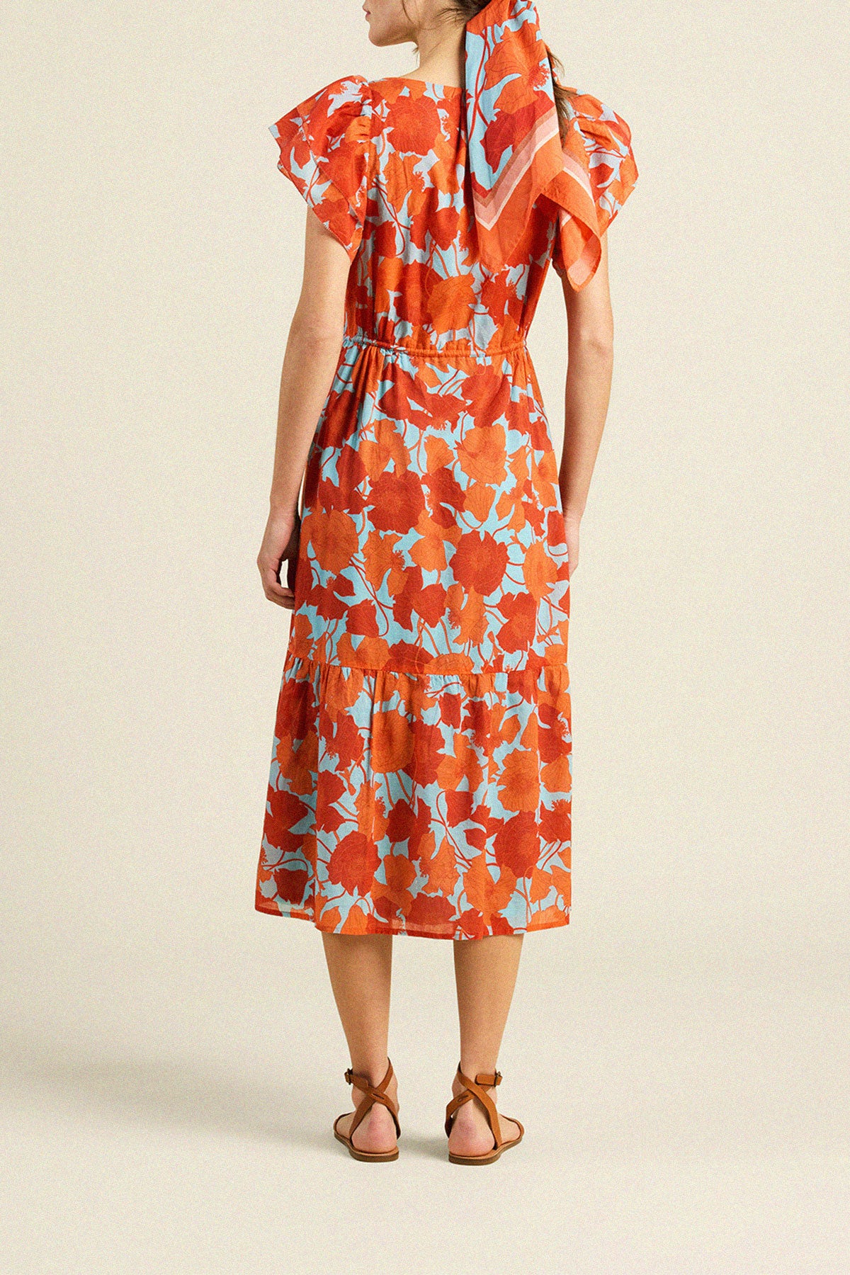 Kristine Dress Shoreline Poppy