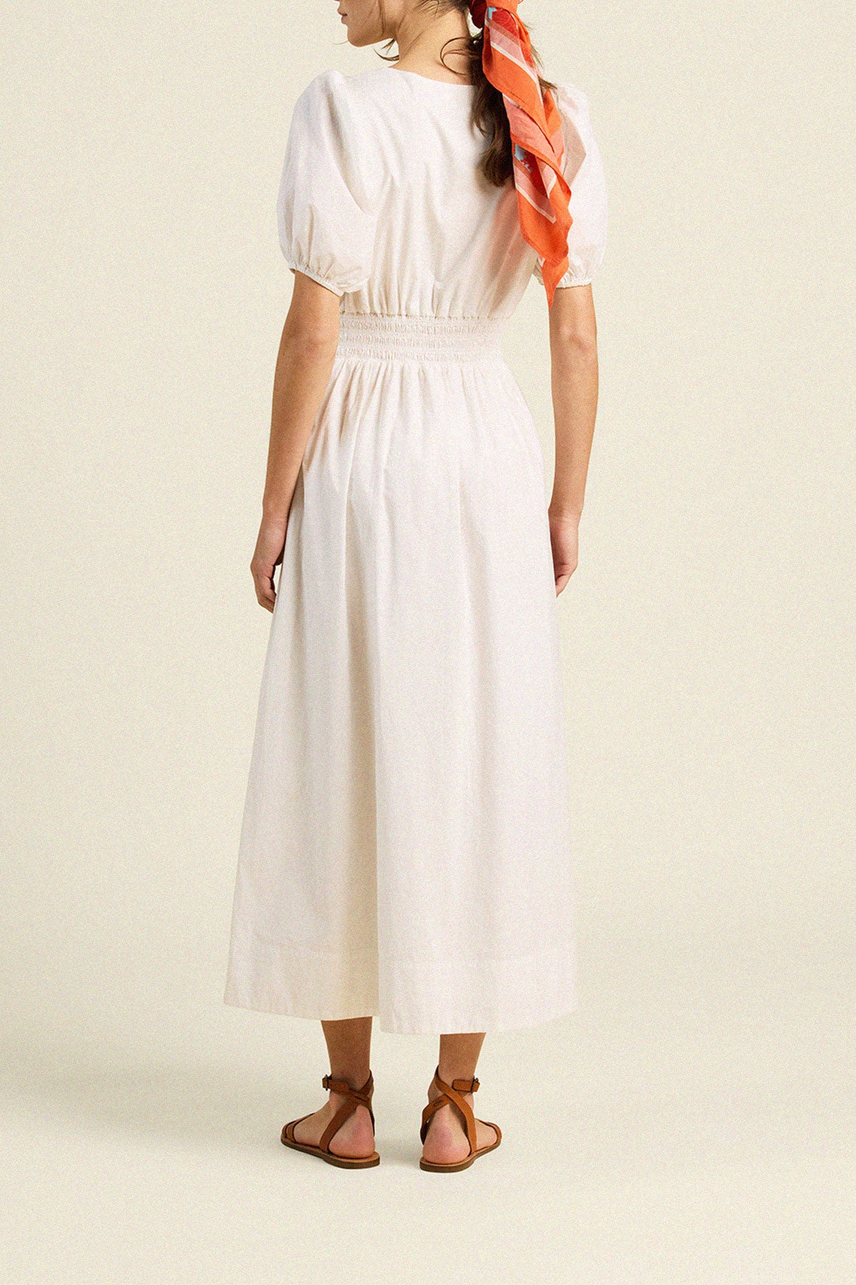 Sonia Dress White Poplin