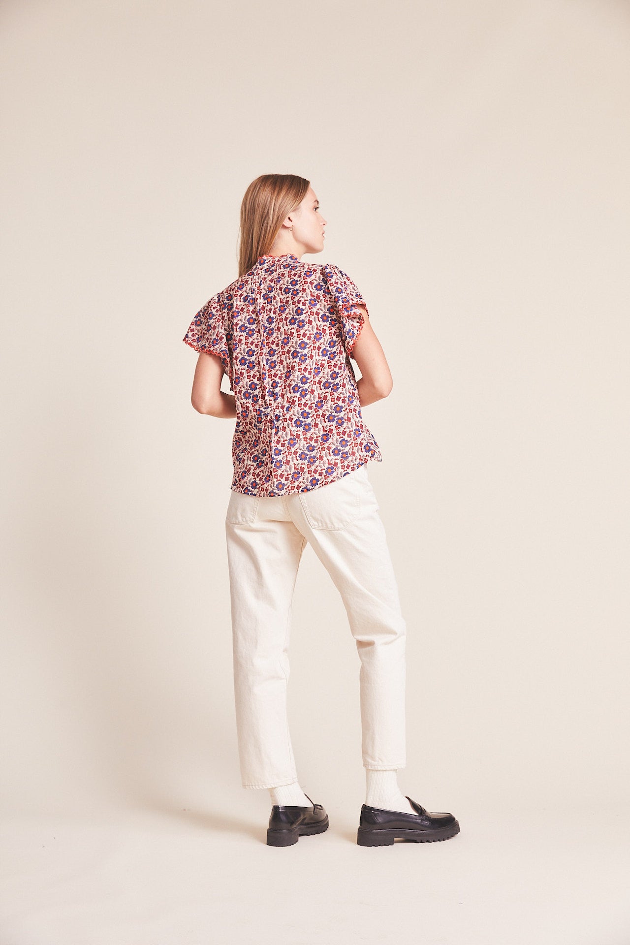 Cate Blouse Perennial Floral