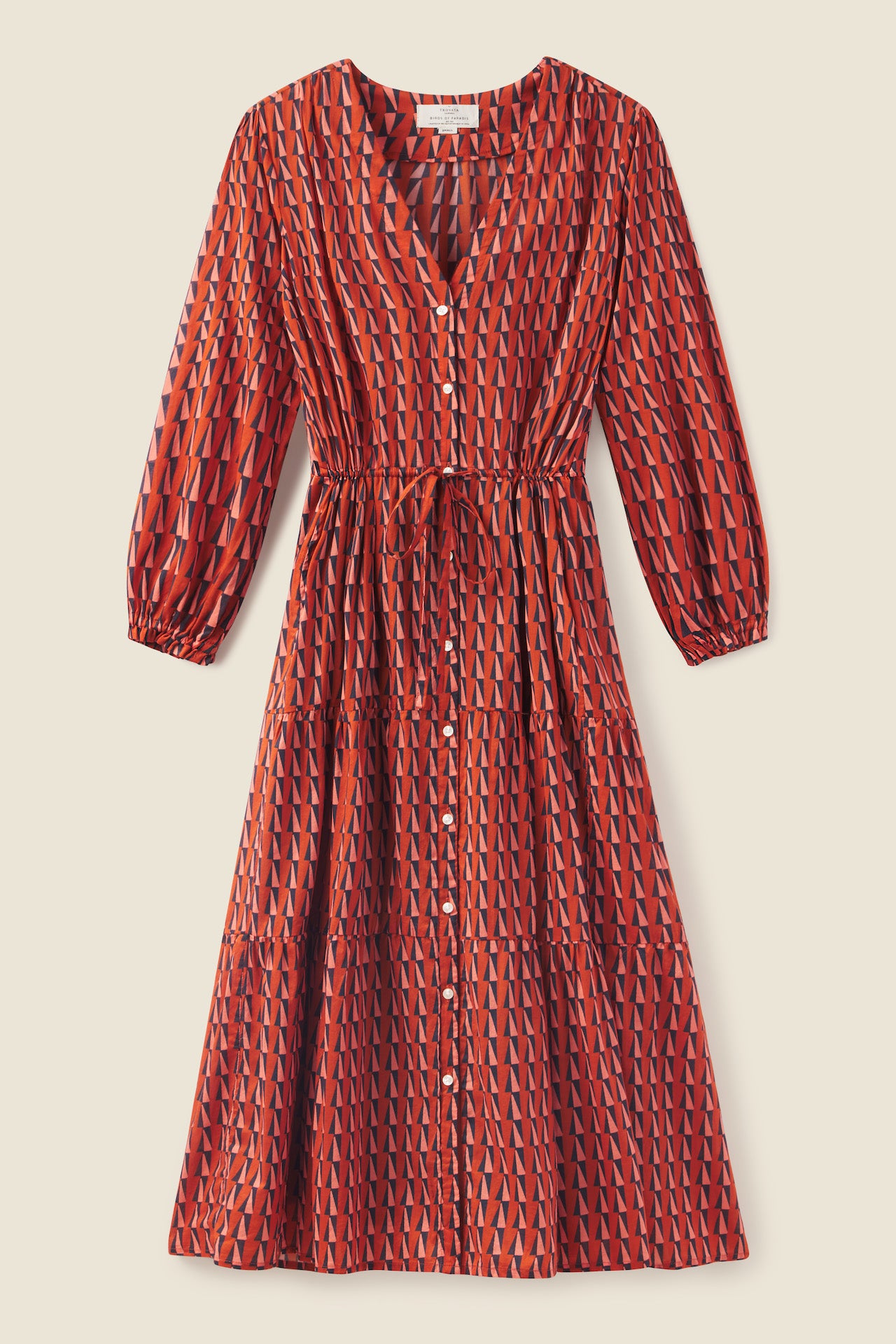 Ainsley "B" Dress Kinetic Print