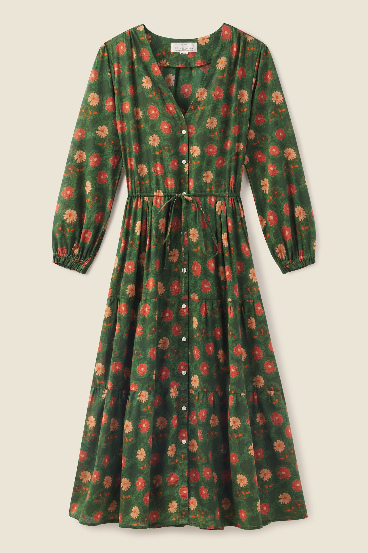 Ainsley "B" Dress Green Aster