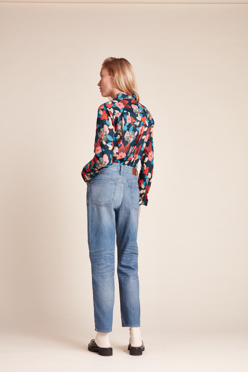 Hibiscus Jungle Silk Camp Shirt curated on LTK