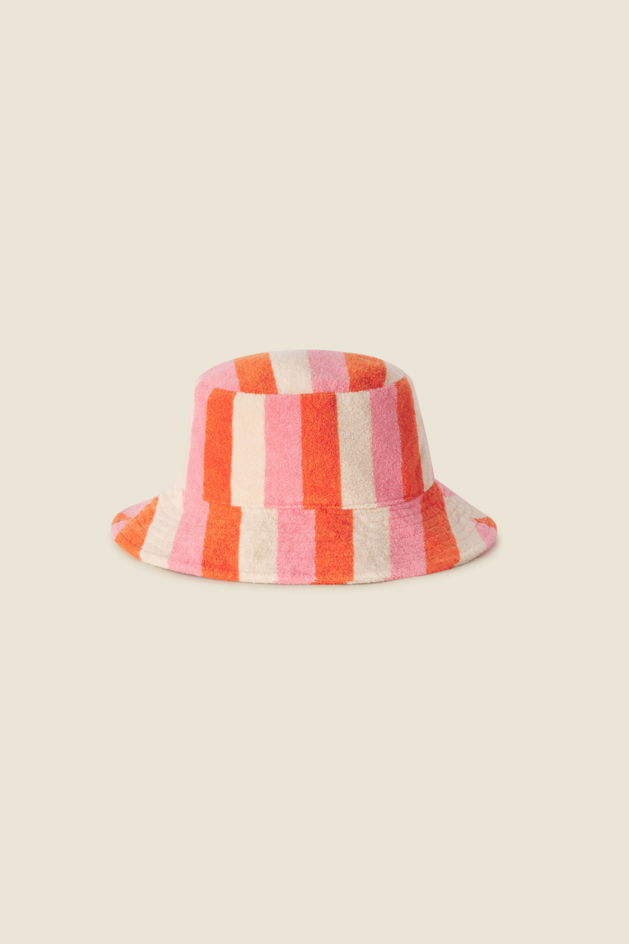 Bucket Hat Pink Cabana Stripe